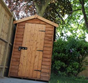 Typical garden shed included as standard
